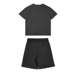 BASE FLOW T-SHIRT + SHORTS | BLACK - 10%