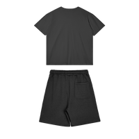BASE FLOW T-SHIRT + SHORTS | BLACK - 10%