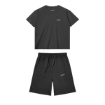 BASE FLOW T-SHIRT + SHORTS | BLACK - 10%