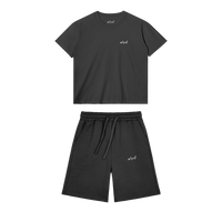 BASE FLOW T-SHIRT + SHORTS | BLACK - 10%