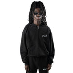 BASE FLOW ZIP-HOODIE BLACK