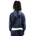 BASE FLOW ZIP-HOODIE FRENCH NAVY